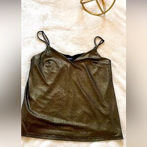 Express gold metallic tank